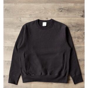 3sixteen Black heavyweight Crewneck Sweatshirt